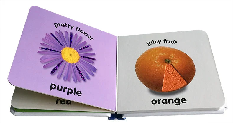 DK Baby Touch and Feel Colours and Shapes Can't Tear Paperboard English Picture Book Learning English Picture Book Kids Gift