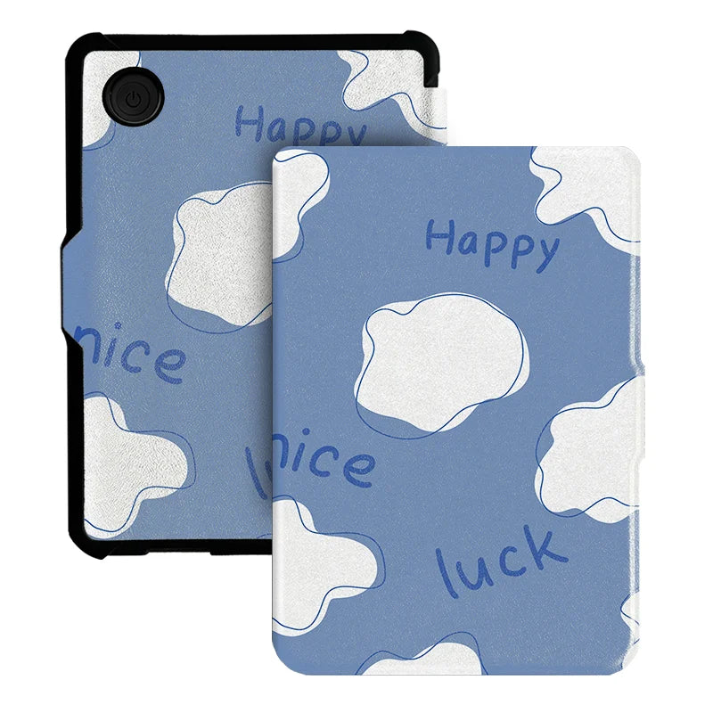 For Kobo Clara Colour BW Protective cover 6-inch Auto Sleep Wake function E-book Case with painted patterns
