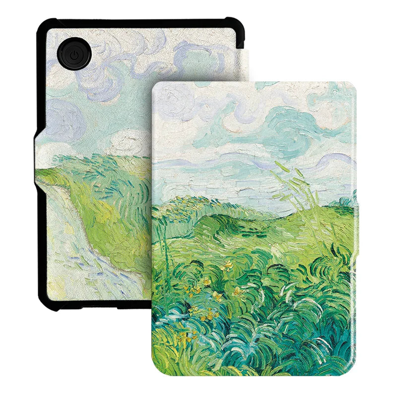 For Kobo Clara Colour BW Protective cover 6-inch Auto Sleep Wake function E-book Case with painted patterns