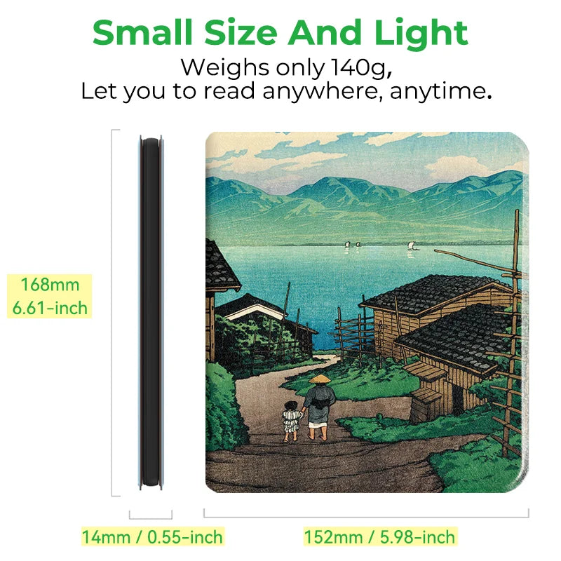 for Kobo Libra Colour and Kobo Libra2 Protective cover 7-inch Auto Sleep Wake function E-book Case with patterns