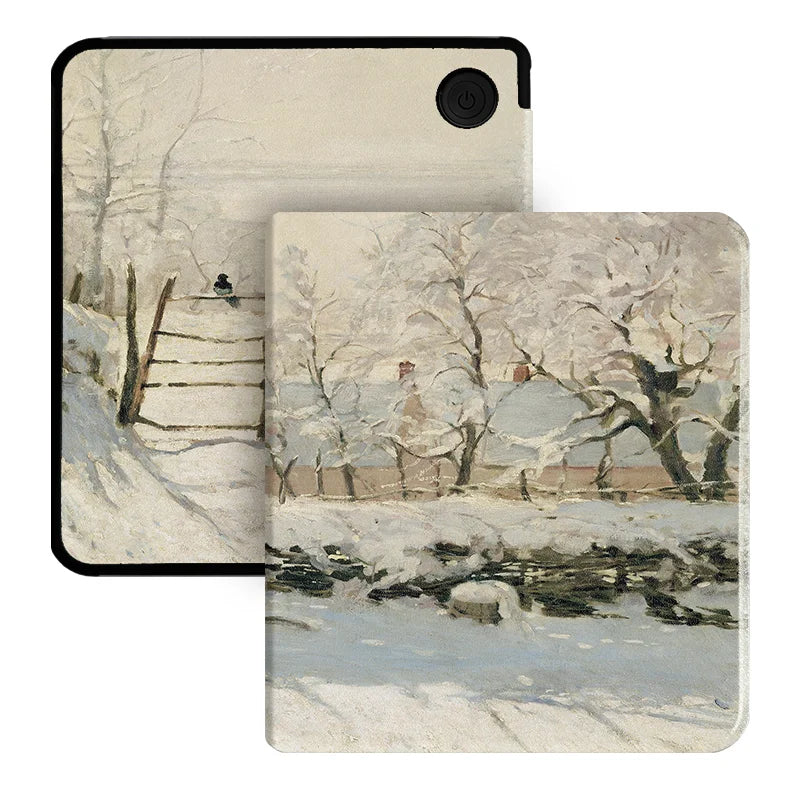 for Kobo Libra Colour and Kobo Libra2 Protective cover 7-inch Auto Sleep Wake function E-book Case with patterns